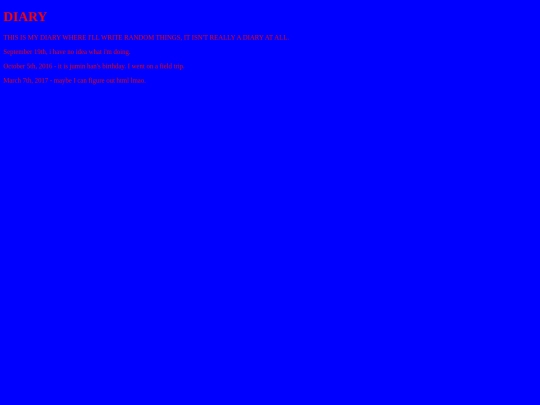 diary screenshot