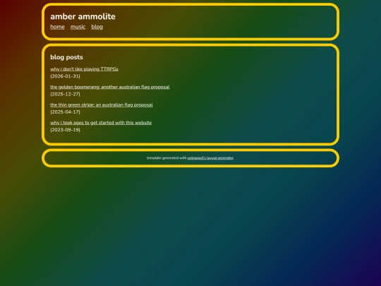 blog screenshot
