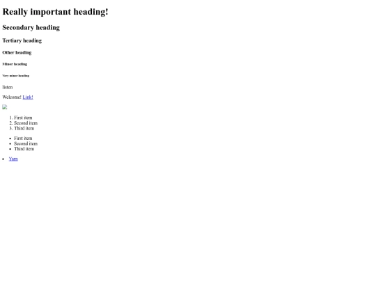 index screenshot