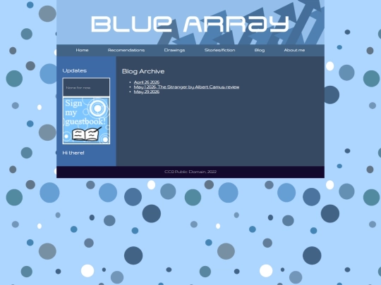 blog screenshot