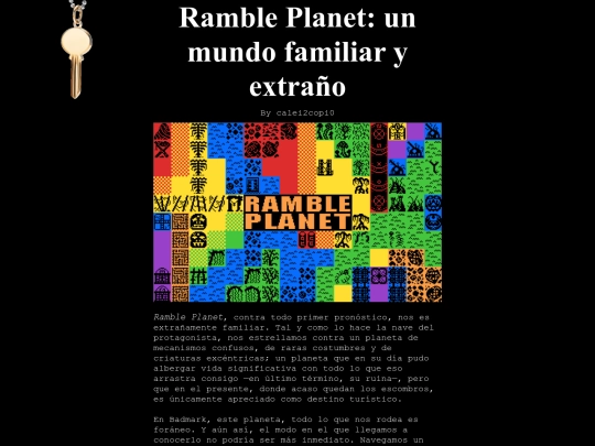 ramble-planet screenshot
