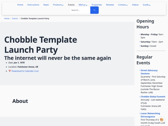 events/product-launch screenshot