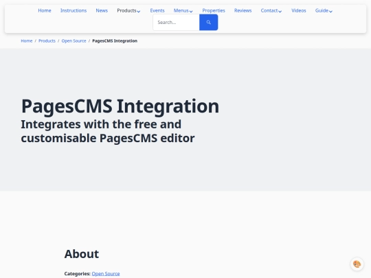 products/pagescms-integration/reviews screenshot