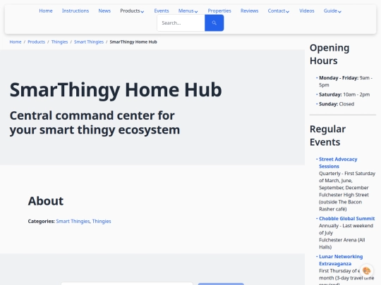 products/smarthingy-home-hub screenshot