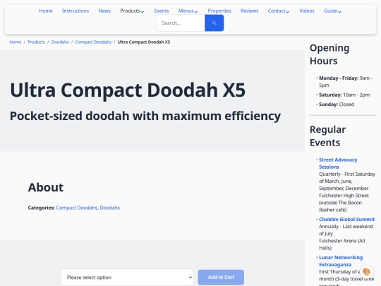 products/ultra-compact-doodah screenshot