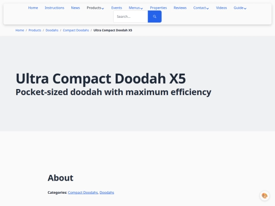 products/ultra-compact-doodah/reviews screenshot
