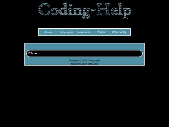 IDEs screenshot