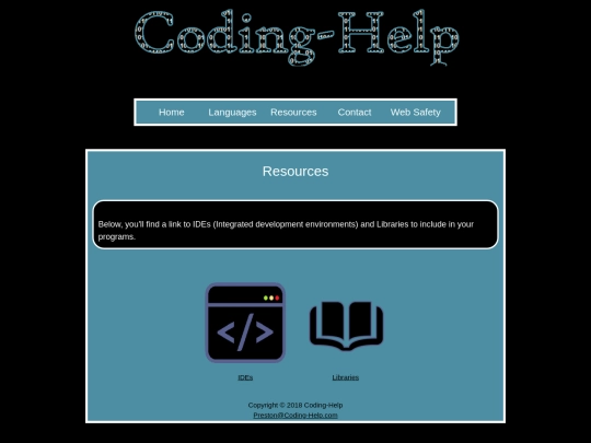resources screenshot