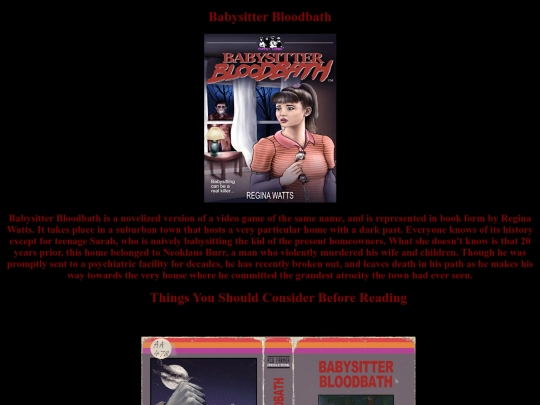 babysitterBloodbath.html/babysitter screenshot