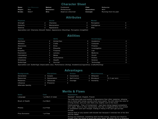 story/malksheet screenshot