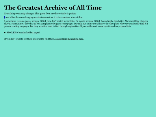 archive screenshot
