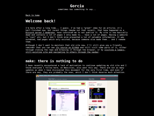 articles/welcome-back screenshot