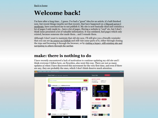 blog/welcome-back screenshot