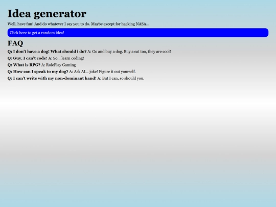 fun/ideagen screenshot