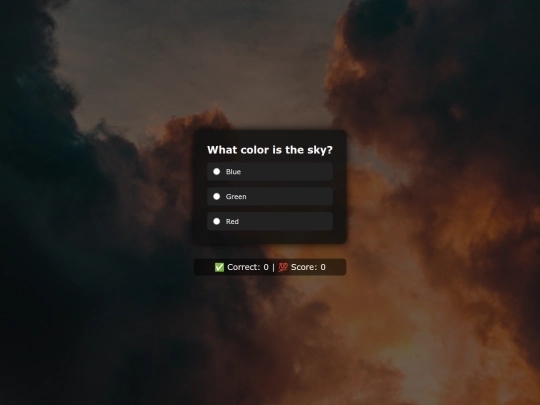 fun/quizzes screenshot