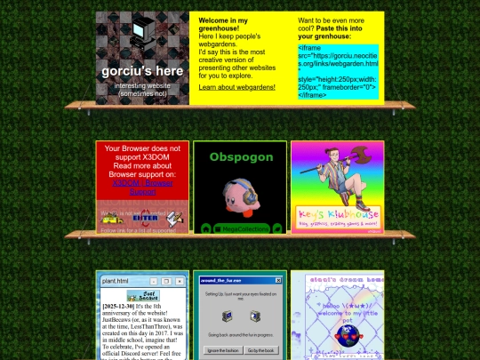 links/greenhouse screenshot