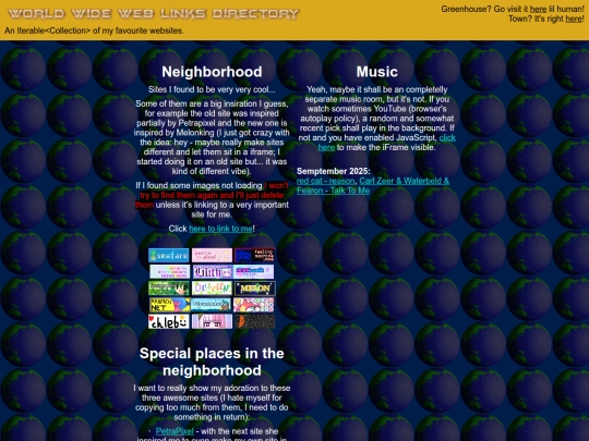 links/neighborhood screenshot
