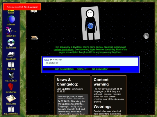 oldindex screenshot