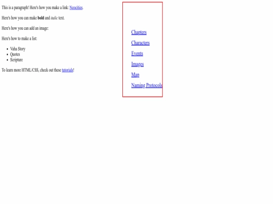 index screenshot