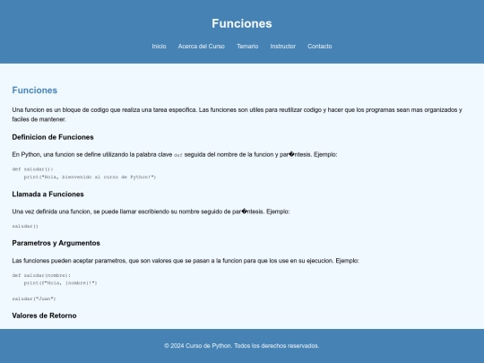 funciones screenshot