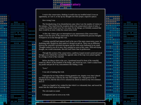 conservatory screenshot