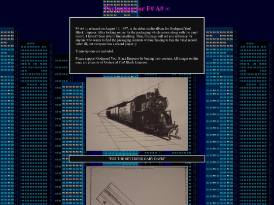 infinity screenshot