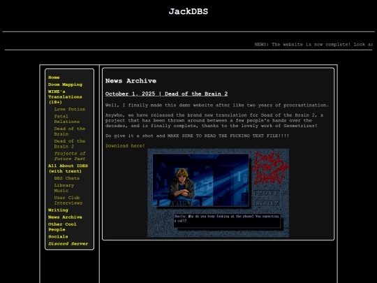 newsarchive screenshot