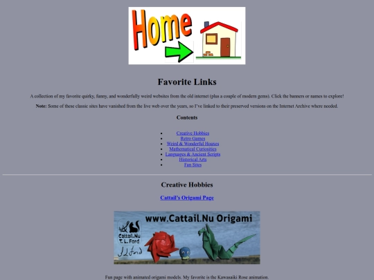 html/links screenshot