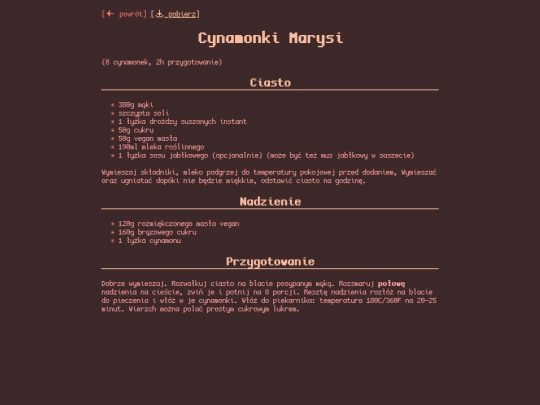 przepisy/cynamonki-marysi screenshot