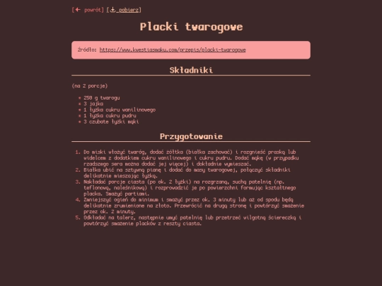 przepisy/placki-twarogowe screenshot