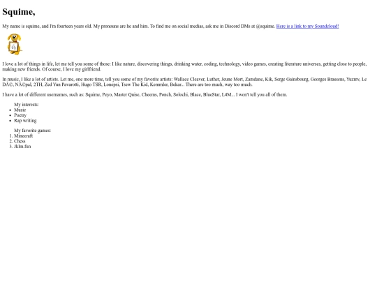 infos screenshot