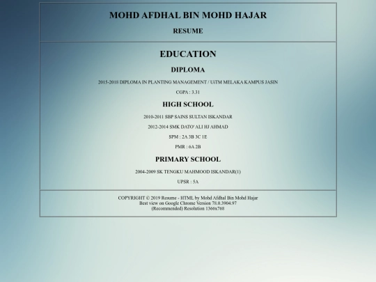 education screenshot