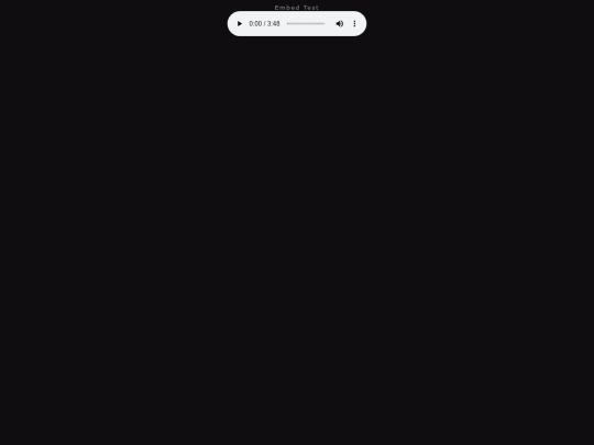 embedtest screenshot