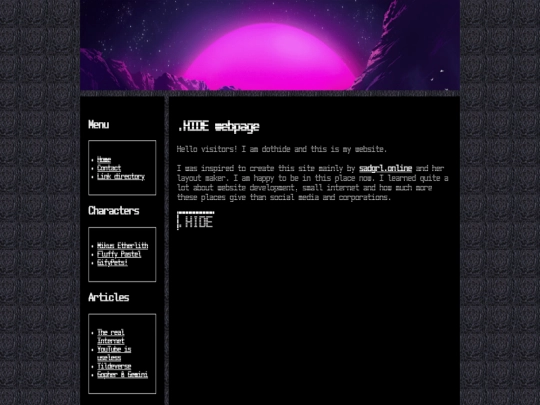 index screenshot