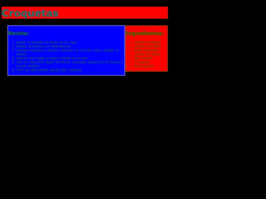 receta1 screenshot