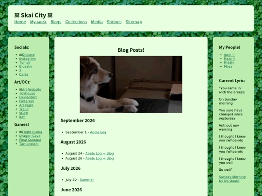 blogs screenshot