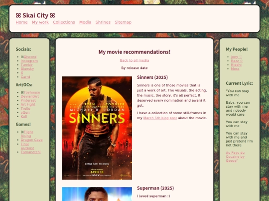 media/movies screenshot