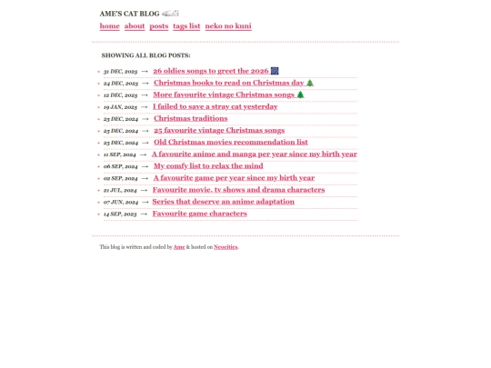blog/posts screenshot