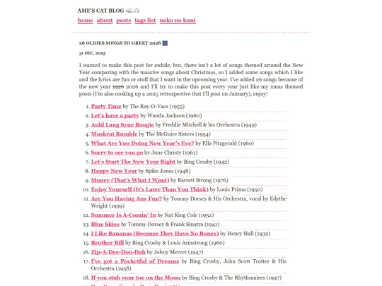 blog/posts/new-years-songs screenshot