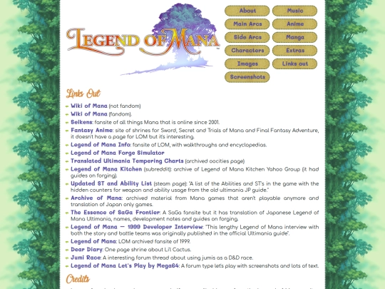 mana/links screenshot