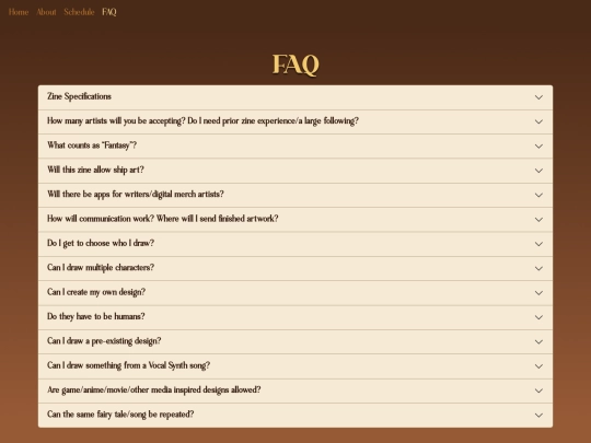 faq screenshot