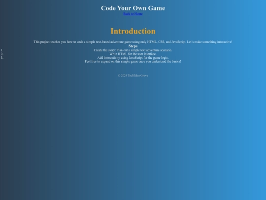 code-your-own-game screenshot