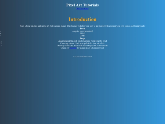 pixel-art-tutorials screenshot