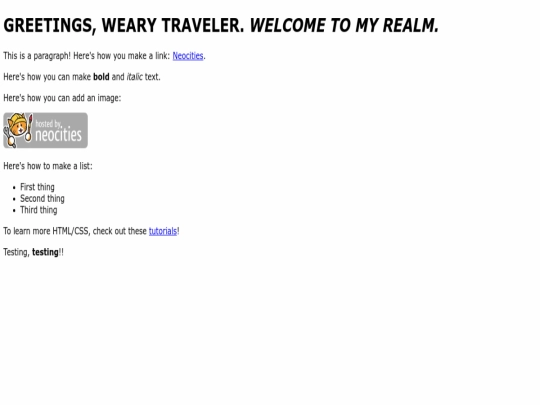index screenshot