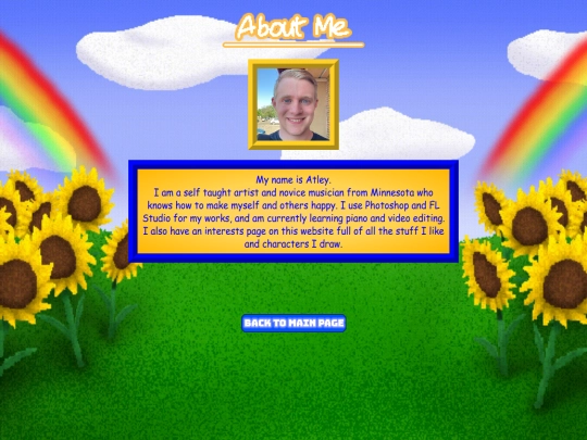 About Me screenshot