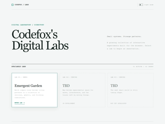 index screenshot