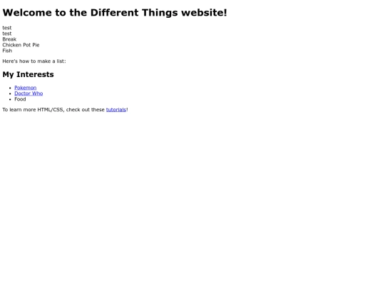 index screenshot