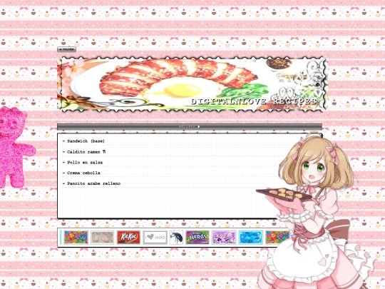 recipes screenshot