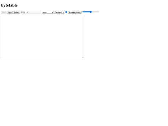 btable screenshot