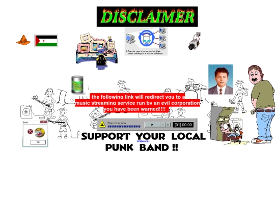disclaimer screenshot